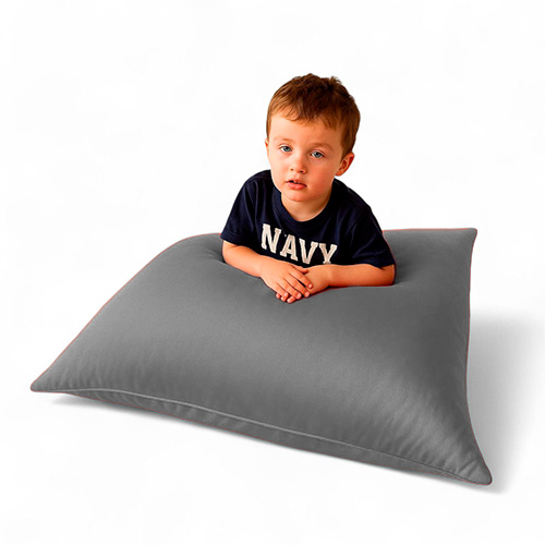 Cojín Sensorial Mini Joe Gris Claro – Contención, regulación y calma para niños TEA y TDAH